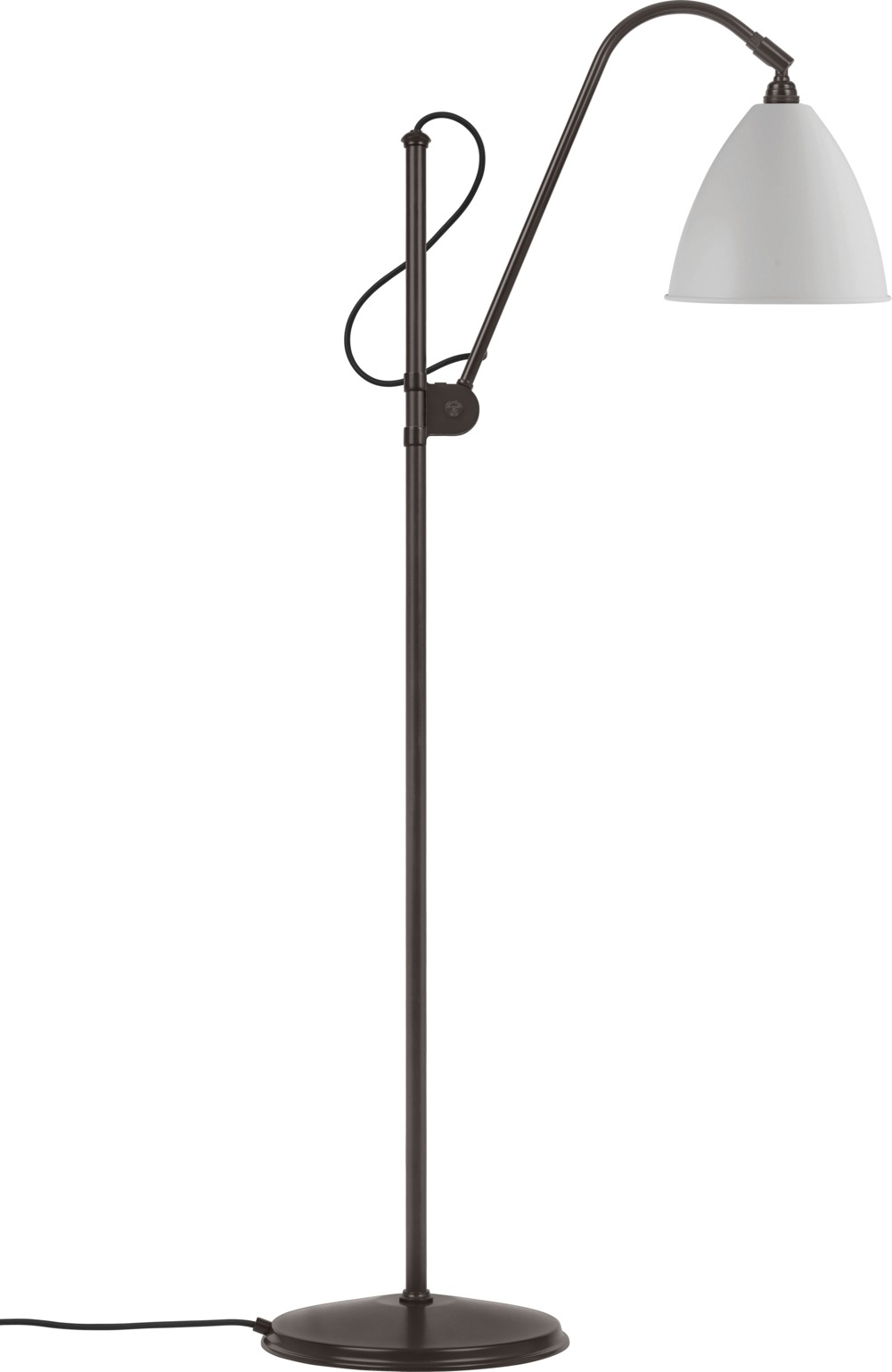 Bestlite BL 3 Stehleuchte M Weiß / Schwarzes Messing Gubi