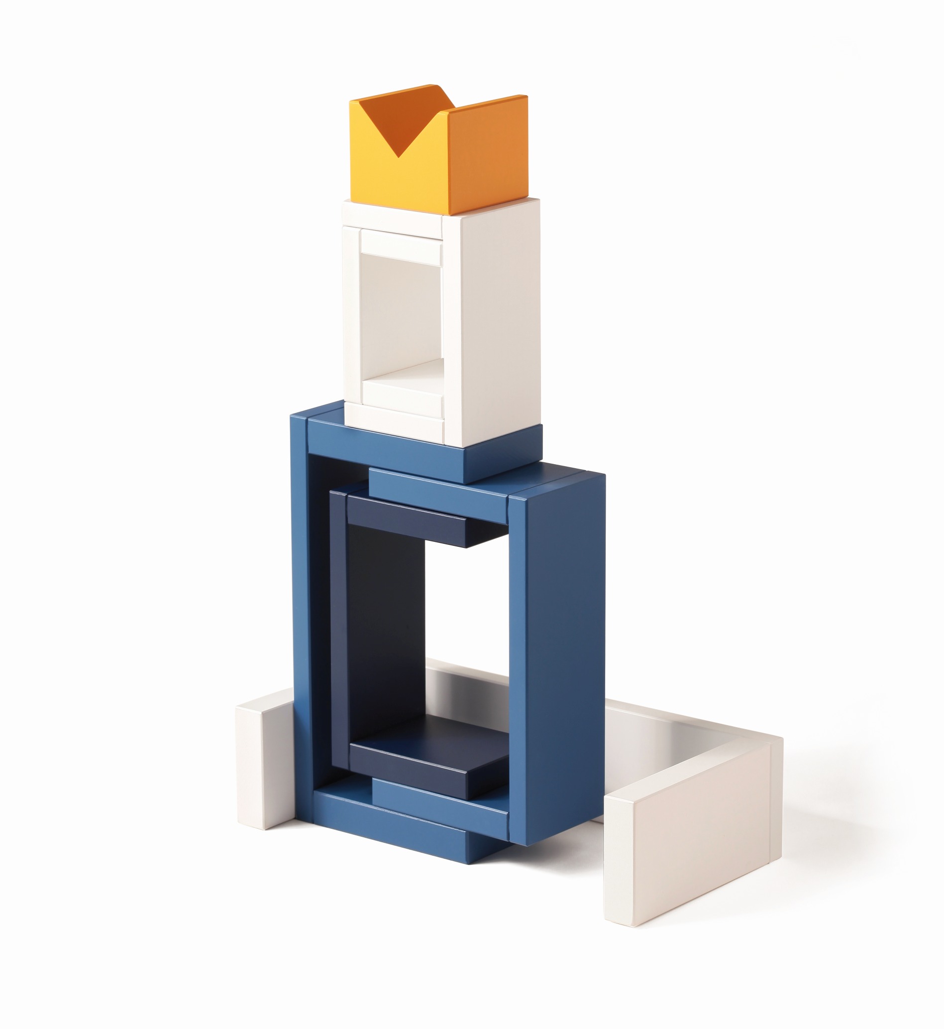 Bauhaus Corus Steckspiel von Naef Spiele AG: Buntes Holzspielzeug für kreative Kinder.