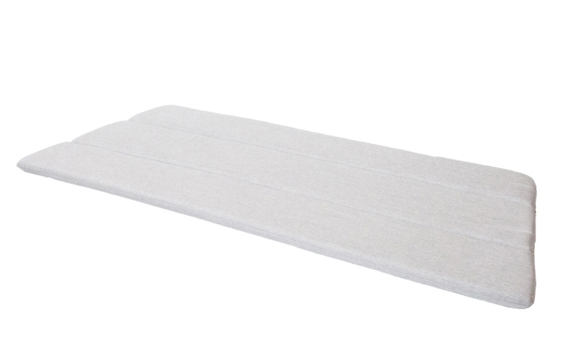 Weißes Sitzkissen für Cane-Line Breeze Lounge Sofa, Outdoor Möbel Zubehör für bequemes Sitzen.