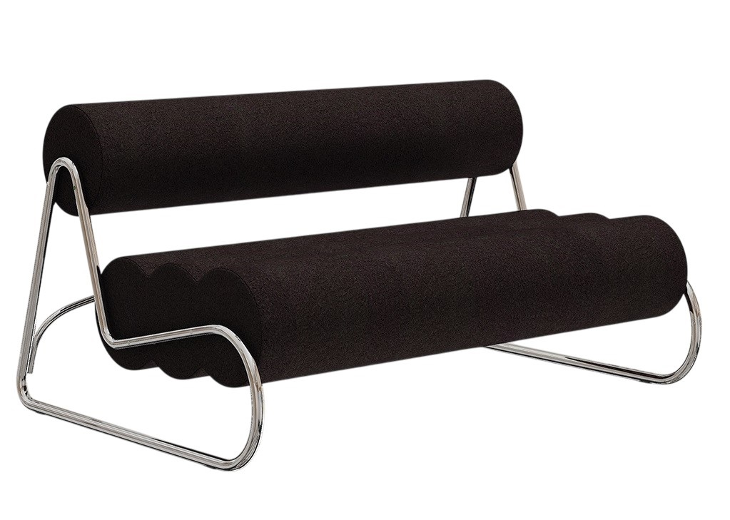 Fave Sofa 2-Sitzer Gestell schwarz Norr11