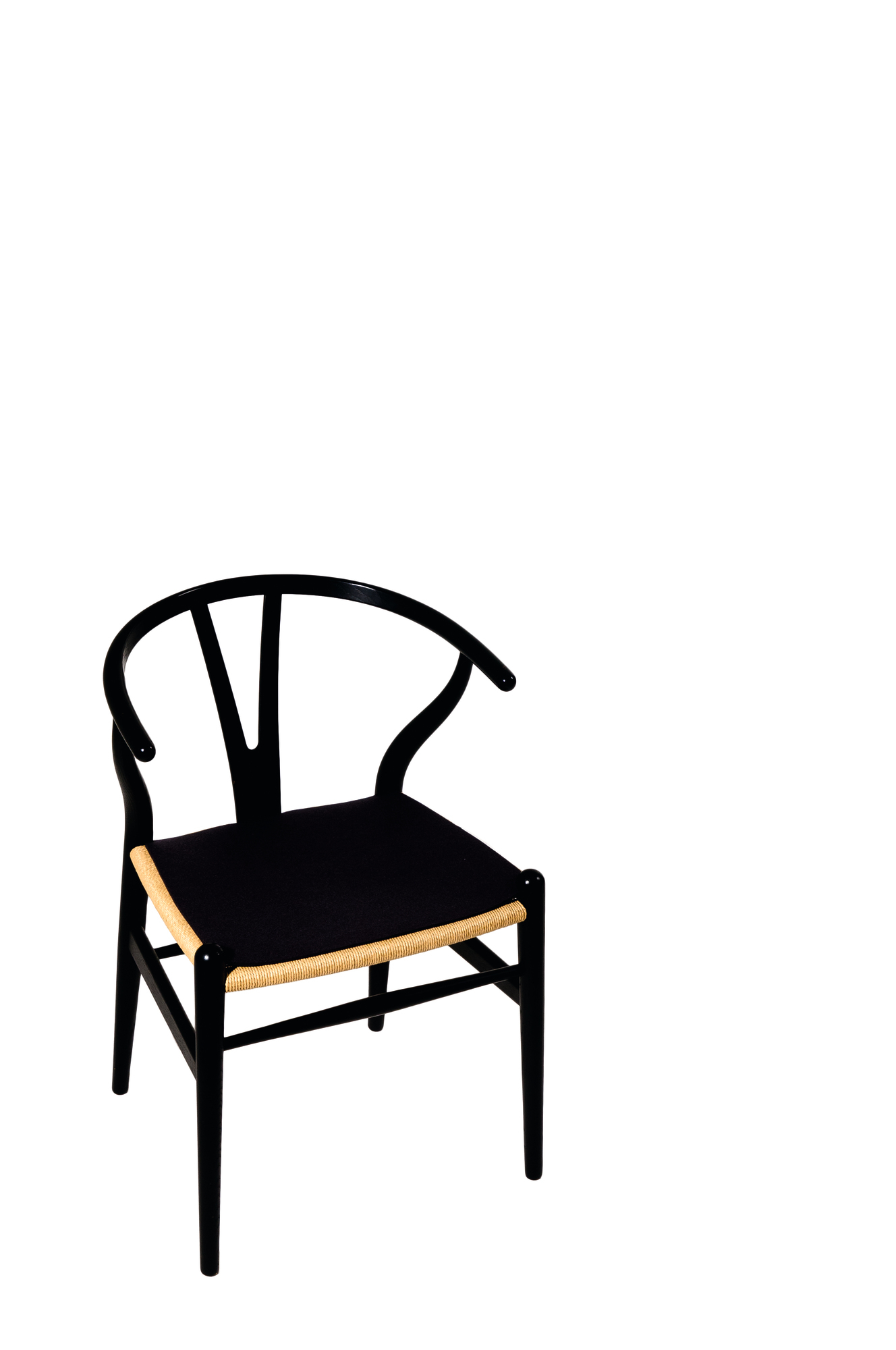 Sitzauflage - Filzauflage Wishbone Chair Parkhaus Berlin Anthrazit meliert