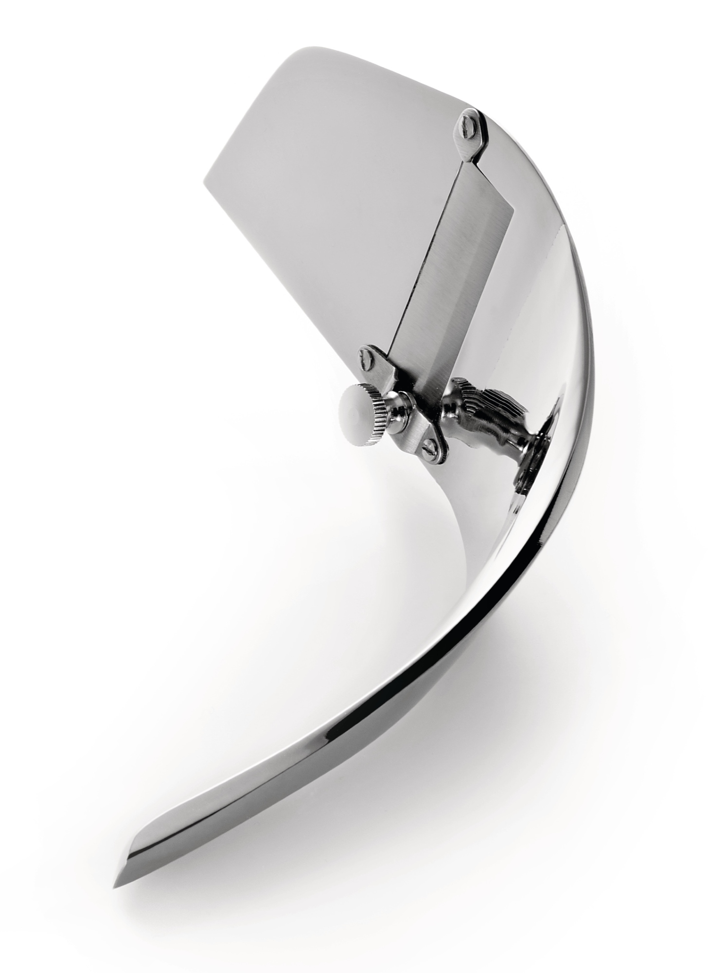 Edelstahl Trüffelhobel von Alessi, Modell Alba UNS04, ein Einzelstück für feine Trüffelscheiben.