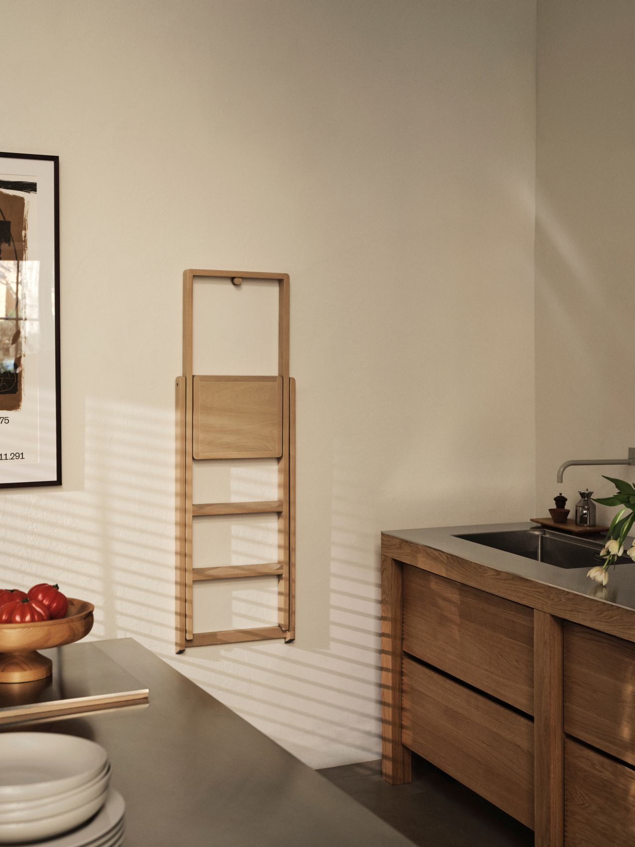 Step Ladder Trittleiter Eiche hell Design House Stockholm