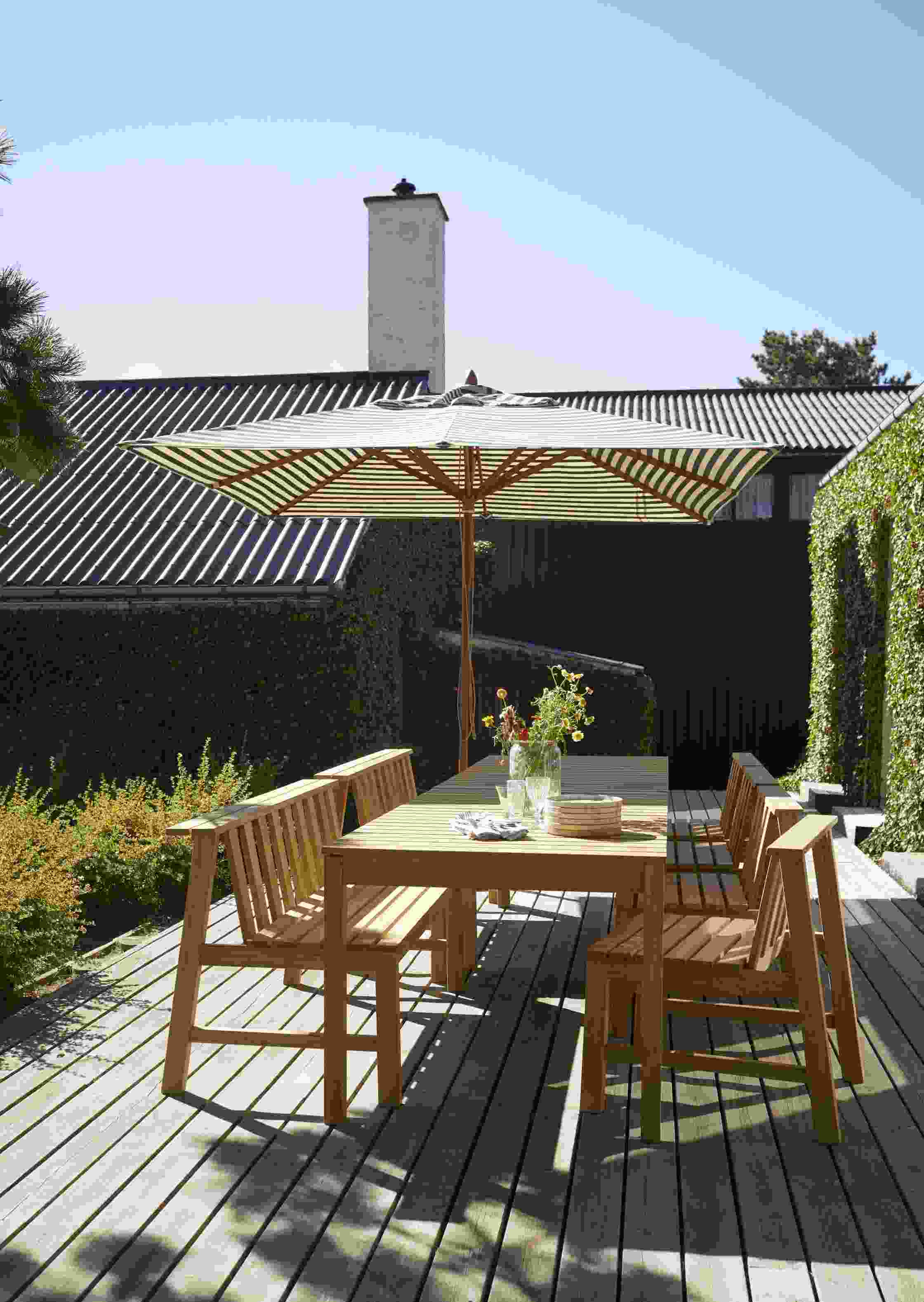 Messina Sonnenschirm Skagerak by Fritz Hansen Ø 210 cm / Off white