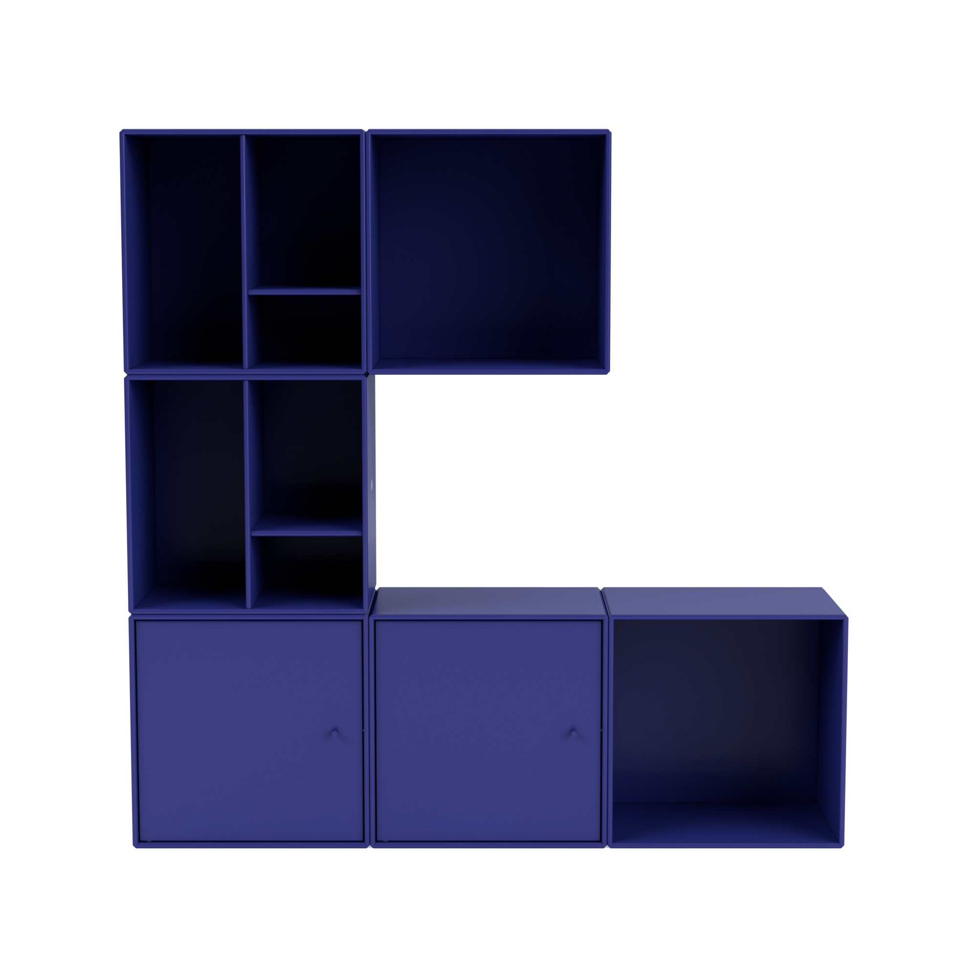 Mini Modul mit Regalböden Anthracite Montana QUICK SHIP