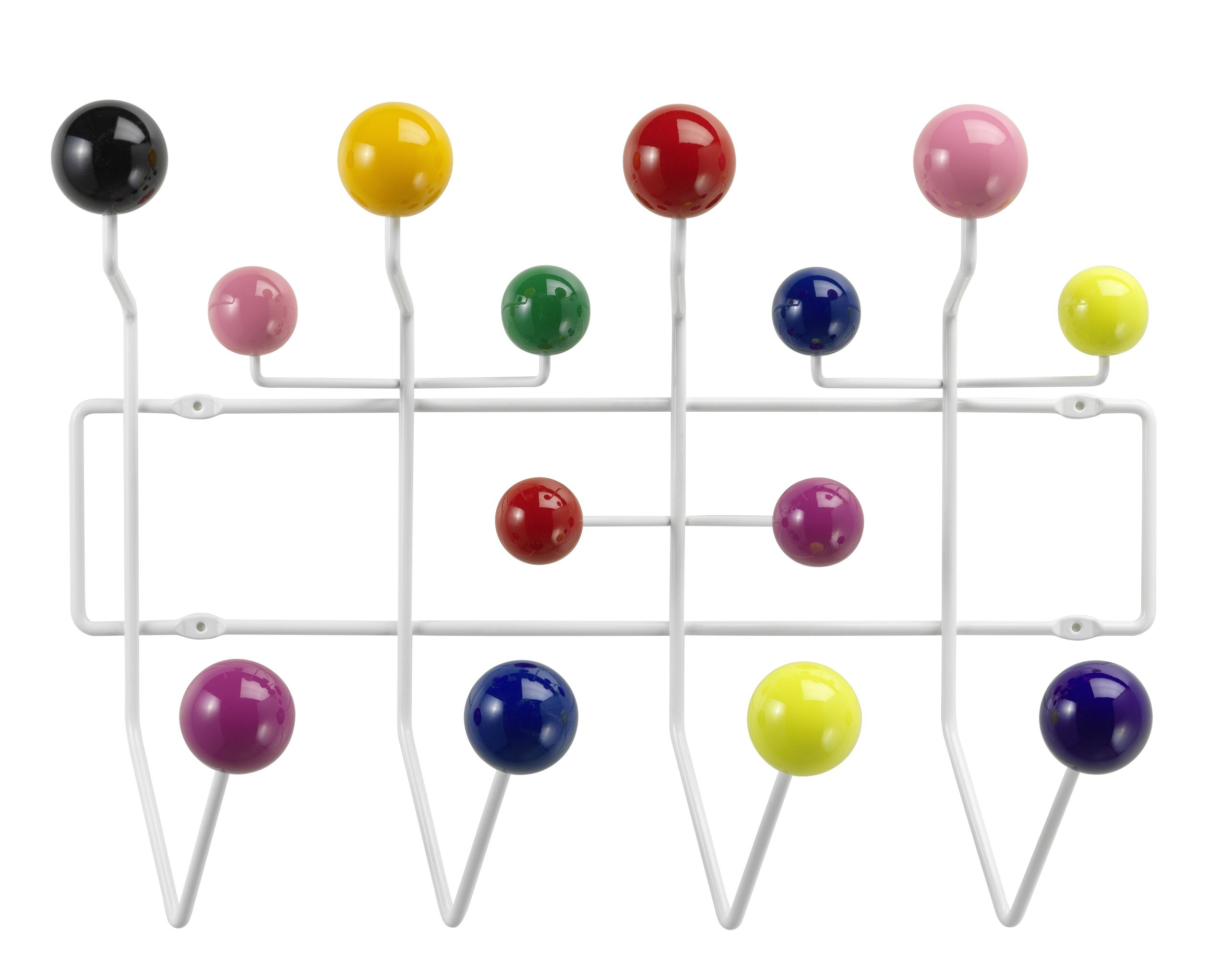 Eames Hang it all Garderobe mehrfarbig Vitra