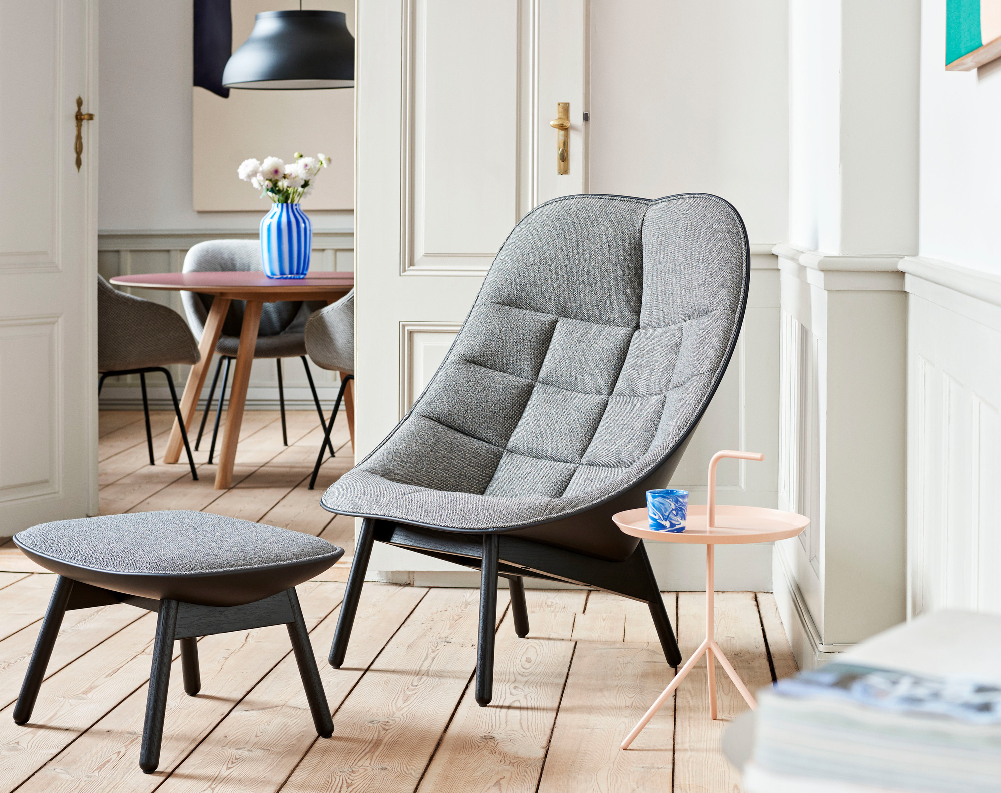 Uchiwa / Uchiwa Quilt Armchair Sessel Hay