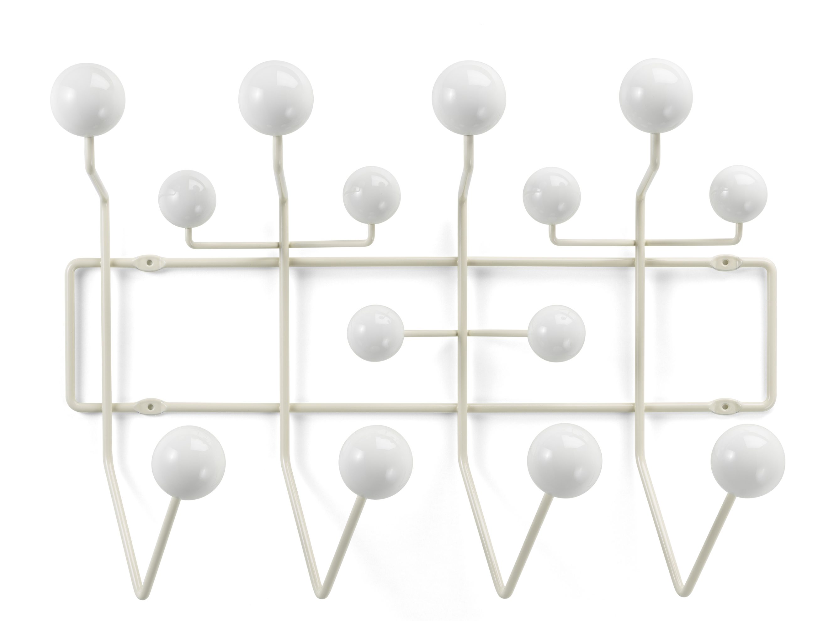 Eames Hang it all Garderobe Warmweiss Vitra