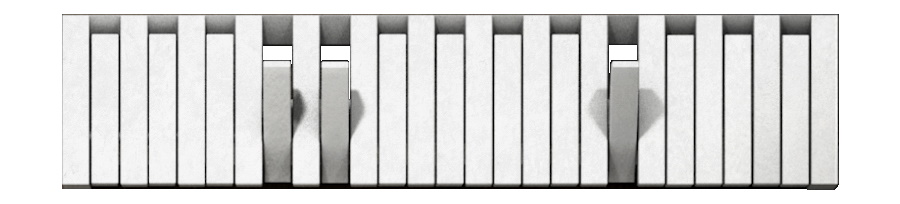 XYLO Wandgarderobe aus Buche, weiß lackiert, mit ausklappbaren Haken für Jacken und Mäntel.