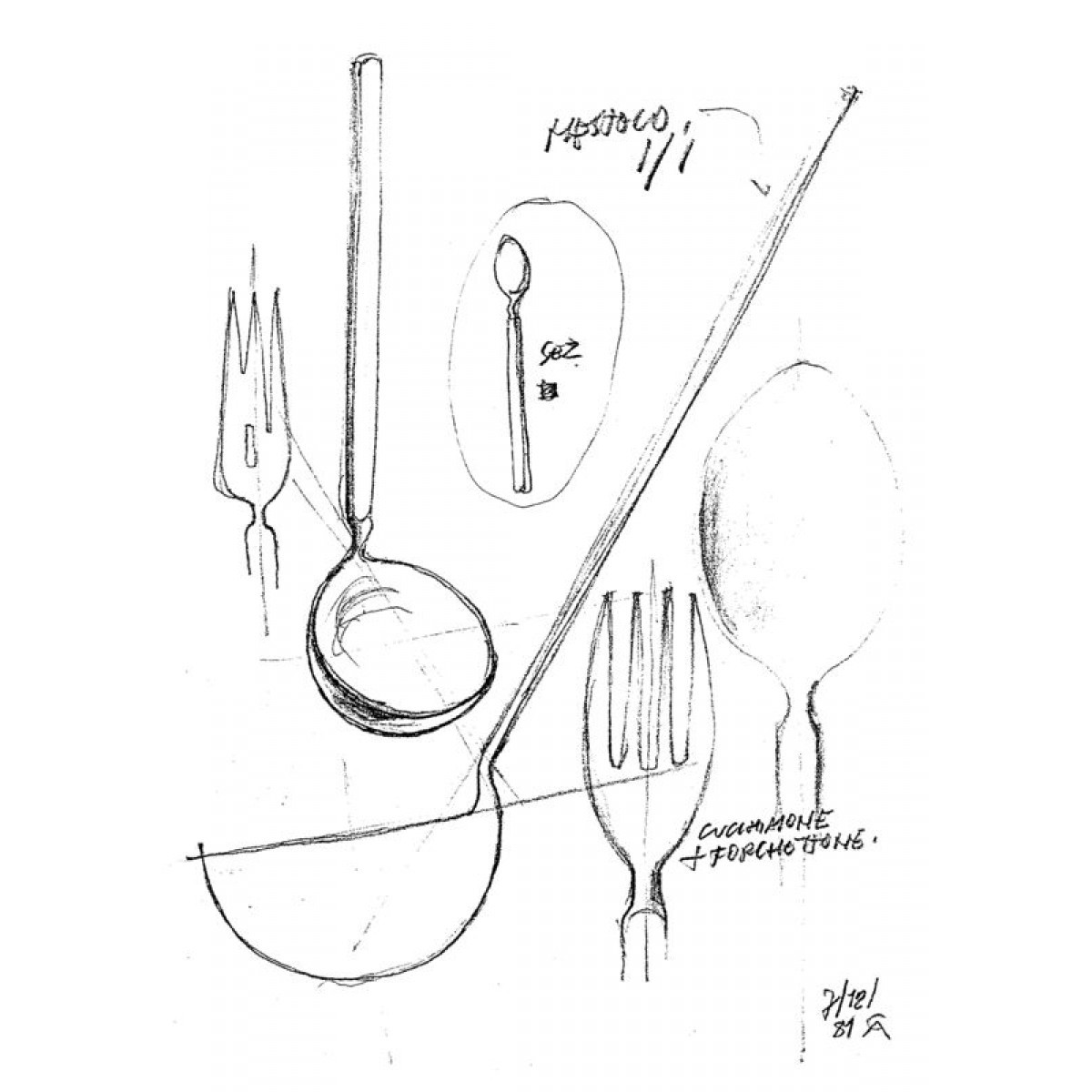 Dry Besteckgarnitur 4180S24 24tlg Alessi