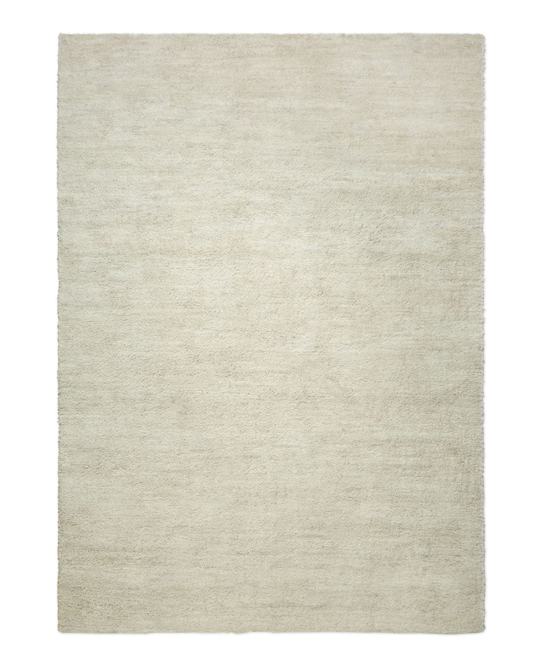 Ethnicraft Dunes Teppich Sand, 250x350 cm, einfarbig beige, moderner Teppich für Wohnzimmer.
