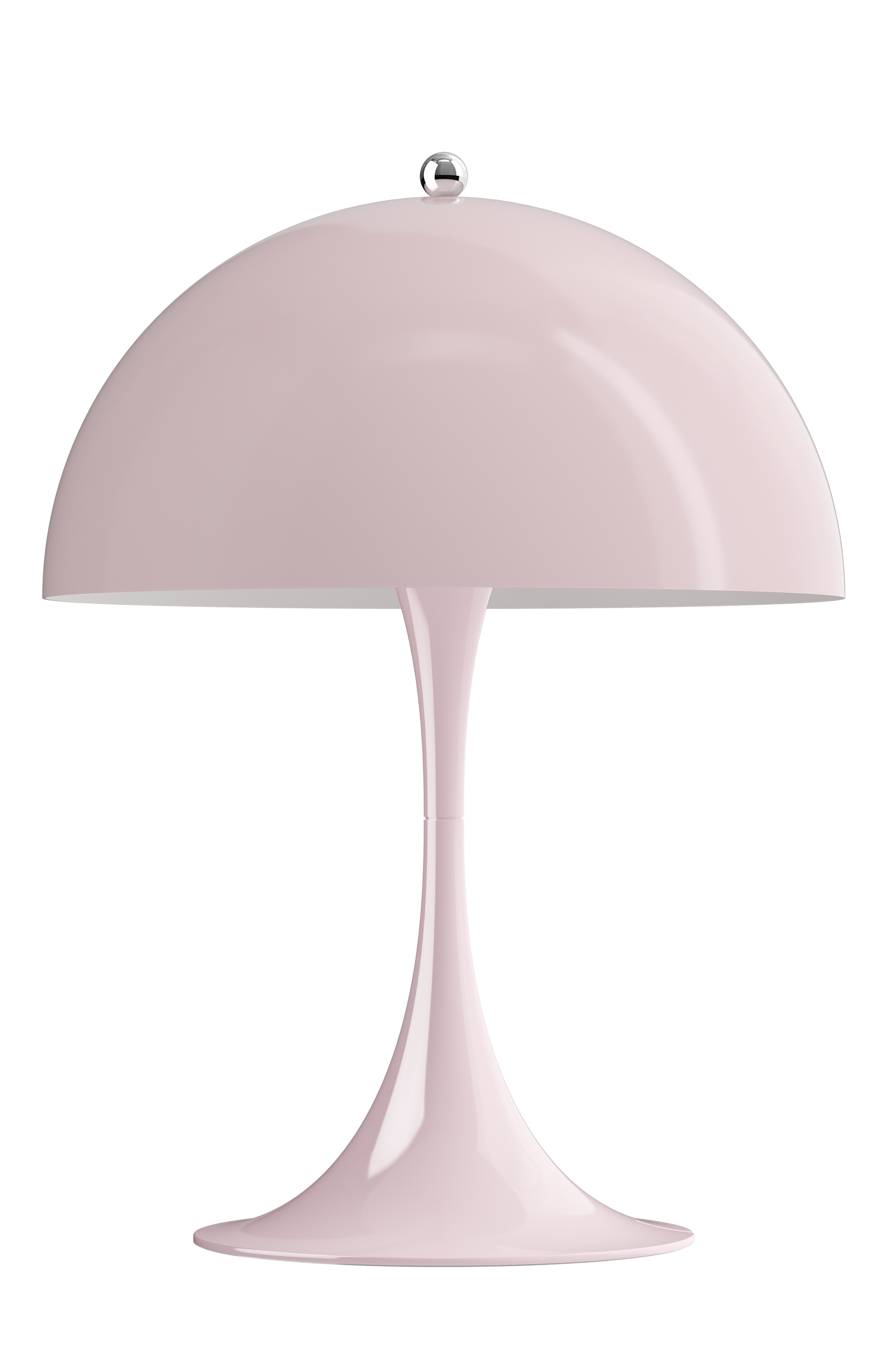 Panthella 250 Tischleuchte in Opal Pale Rosa von Louis Poulsen, modernes Design.