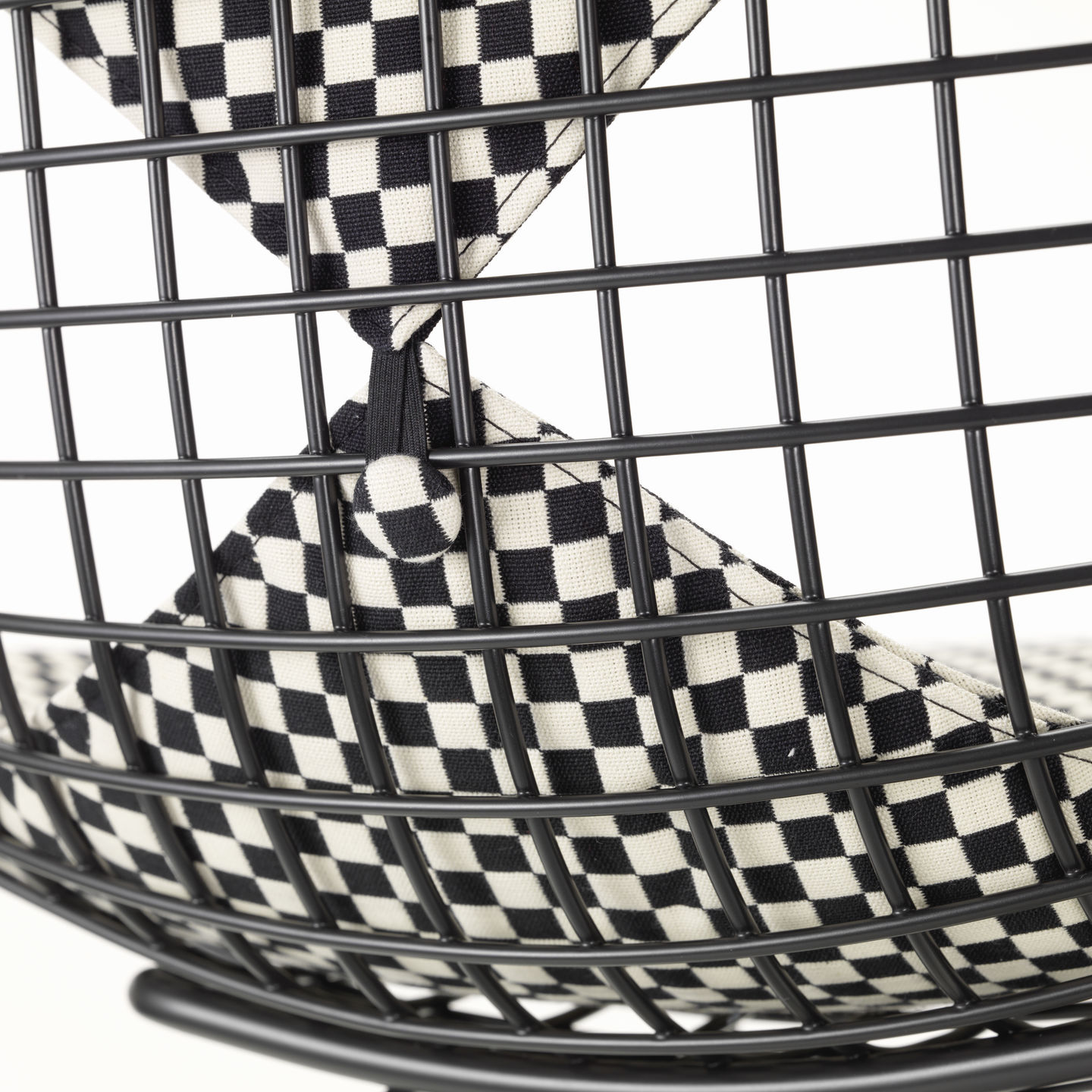 DKW-2 Wire Chair Stuhl mit Sitz und Rückenpolster Vitra