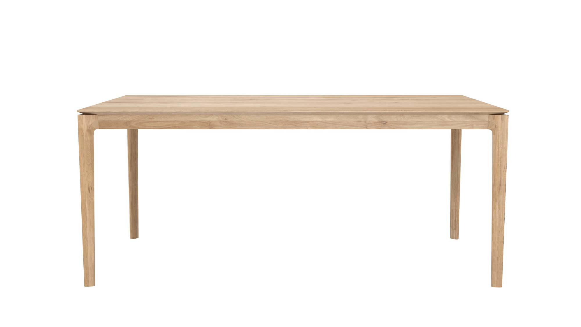 Esstisch Bok aus Eiche von Ethnicraft, B 180 cm. Moderner Holztisch mit schlichtem Design.