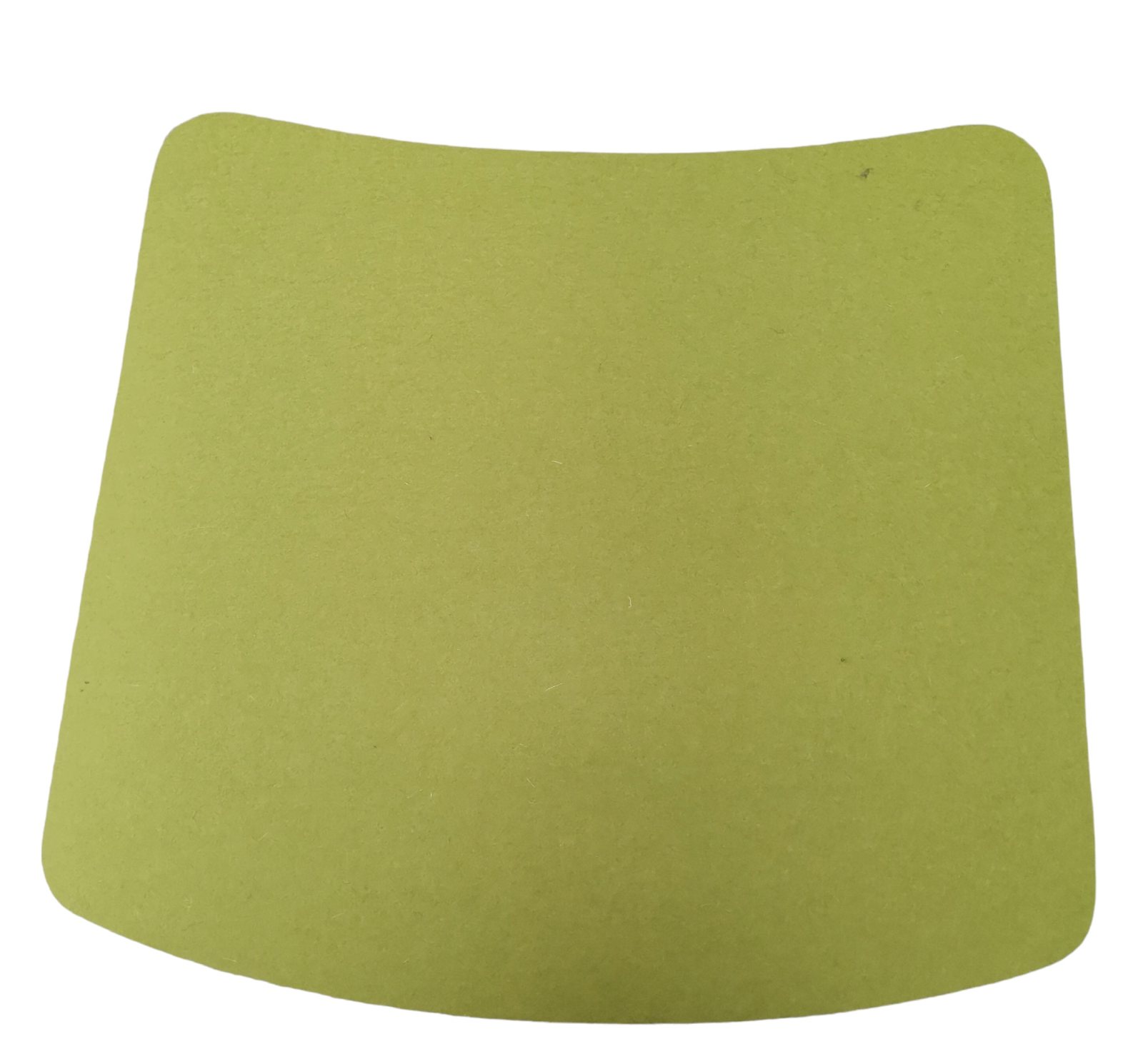 Grüne Filz Sitzauflage für Sim Jasper Morrison Stuhl, Einzelstück für bequemes Sitzen.
