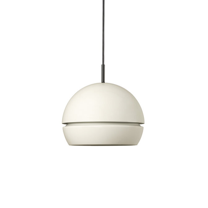 Weiße Fontana Pendelleuchte von Santa & Cole, moderne Hängelampe für stilvolle Innenbeleuchtung.