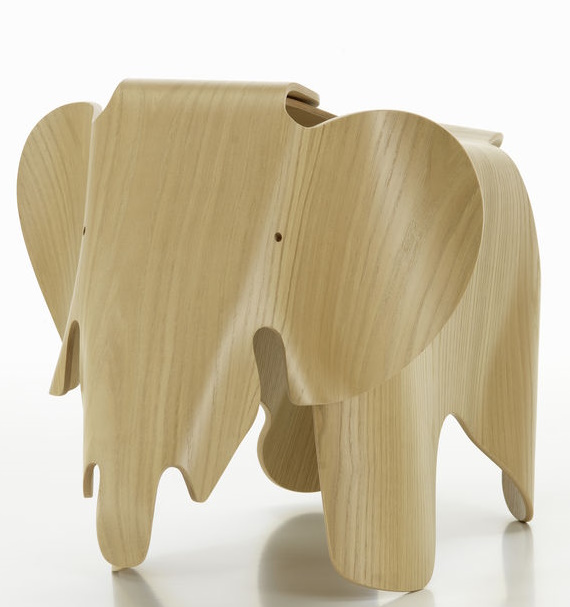 Eames Elephant Plywood Hocker Vitra 