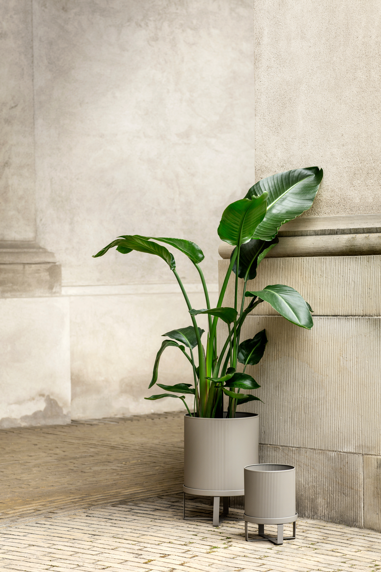 Bau Pot Blumentopf Groß Ferm Living Schwarz