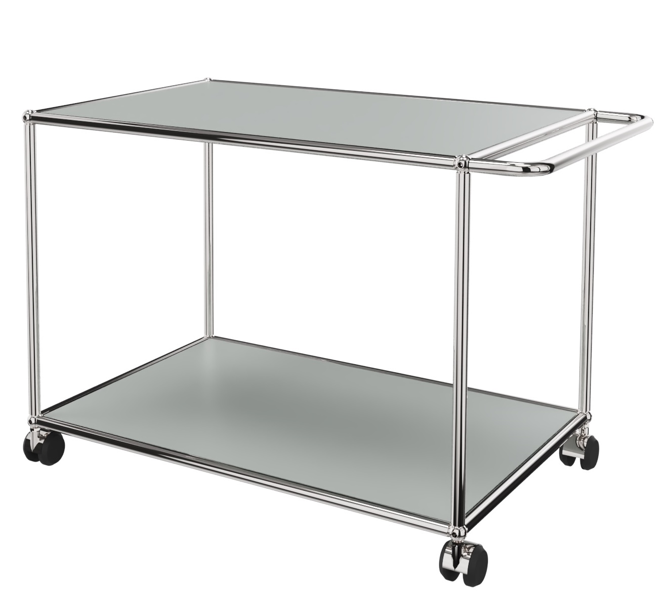 USM Haller Servierwagen mit Rollen lichtgrau