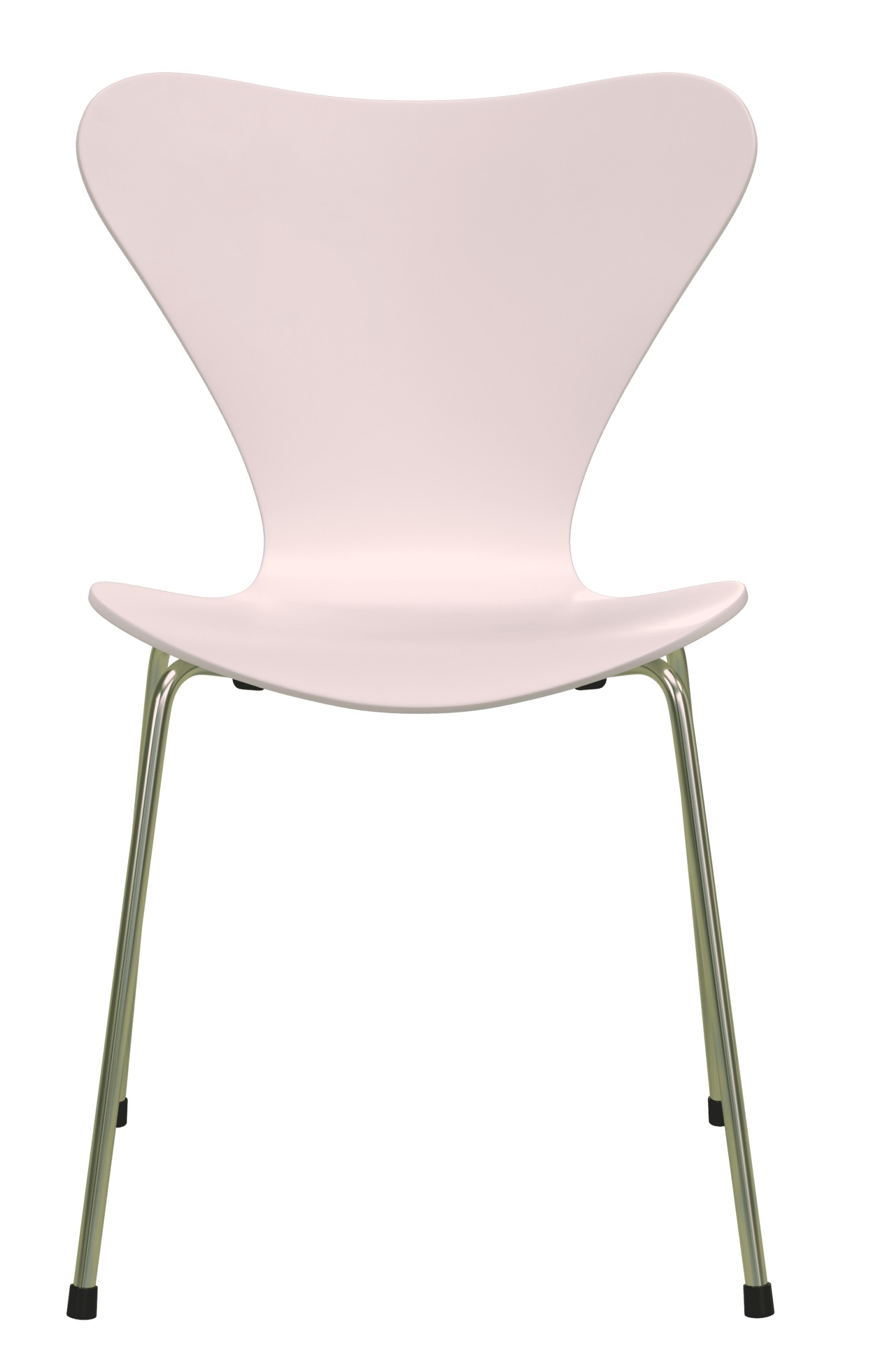 Fritz Hansen Serie 7 Stuhl in AM Pink Limited Edition mit Chromgestell.