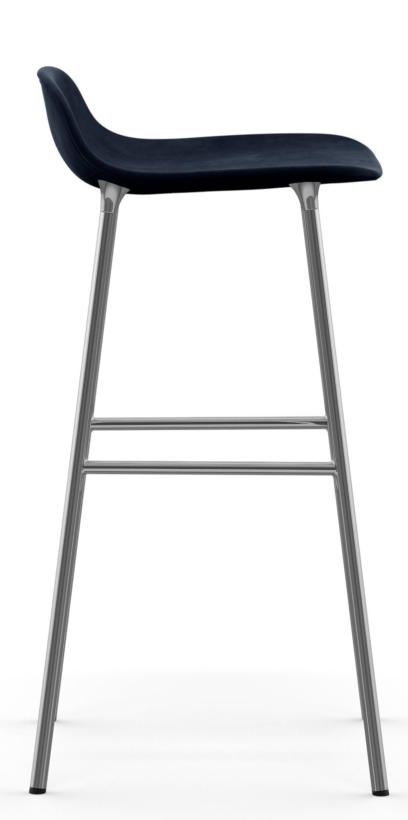Form Barstool Barhocker H 75 cm Stahl Gepolstert Normann Copenhagen