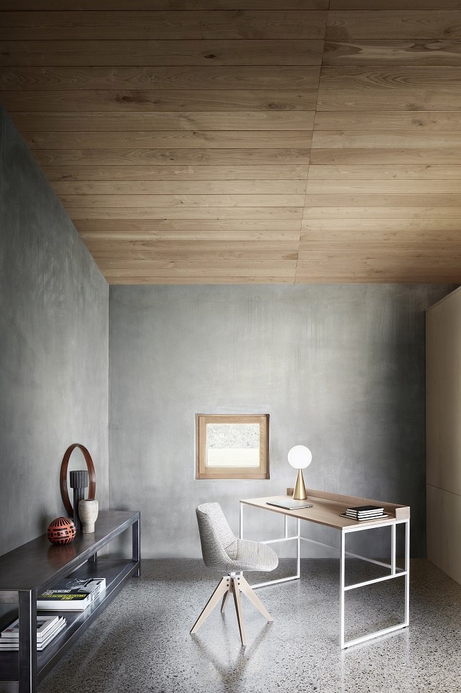 VENTI HOME LIGHT Desk Schreibtisch MDF Italia Blecheiche / Weiß matt