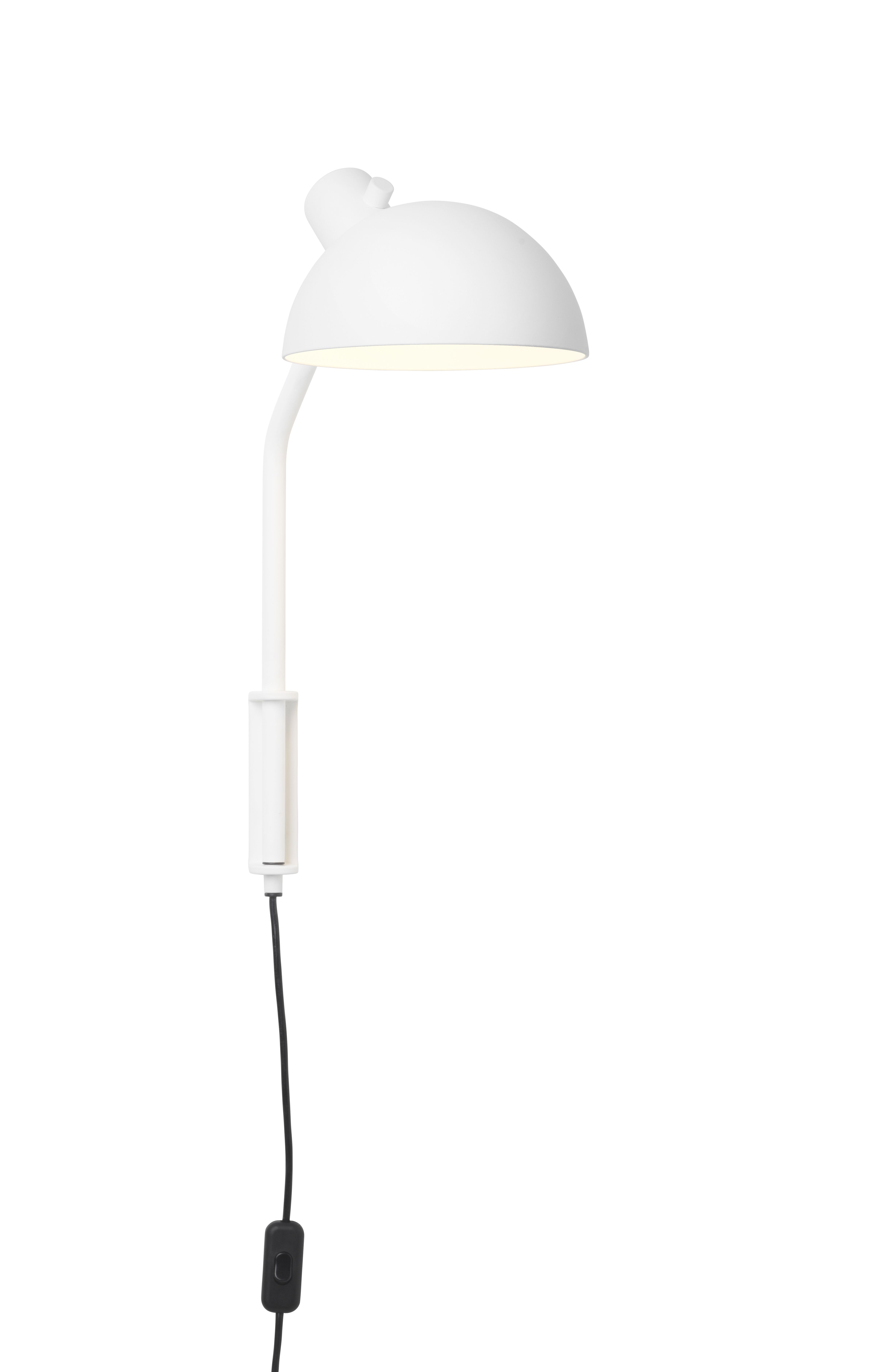 Weiße MO300 Wandleuchte von Carl Hansen & Søn, modernes Design für Wohnzimmer und Schlafzimmer.