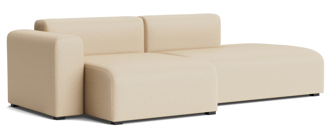 Mags Sofa 2,5-Sitzer Combination 3 low Armrest mit Armlehne links Hay Stoff Hallingdal 220