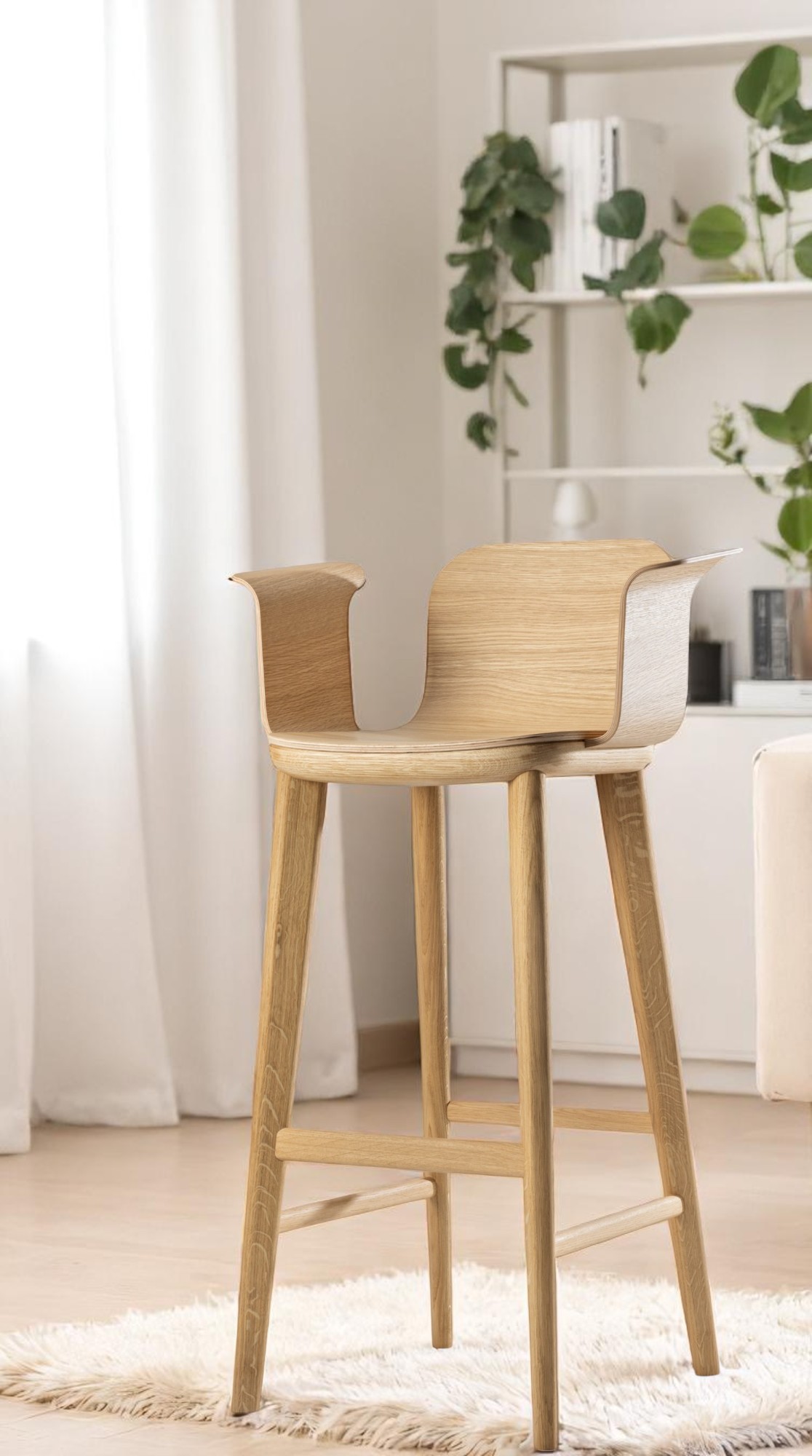 Aeon Comfort Barstool Barhocker mit Armlehnen Zeitraum