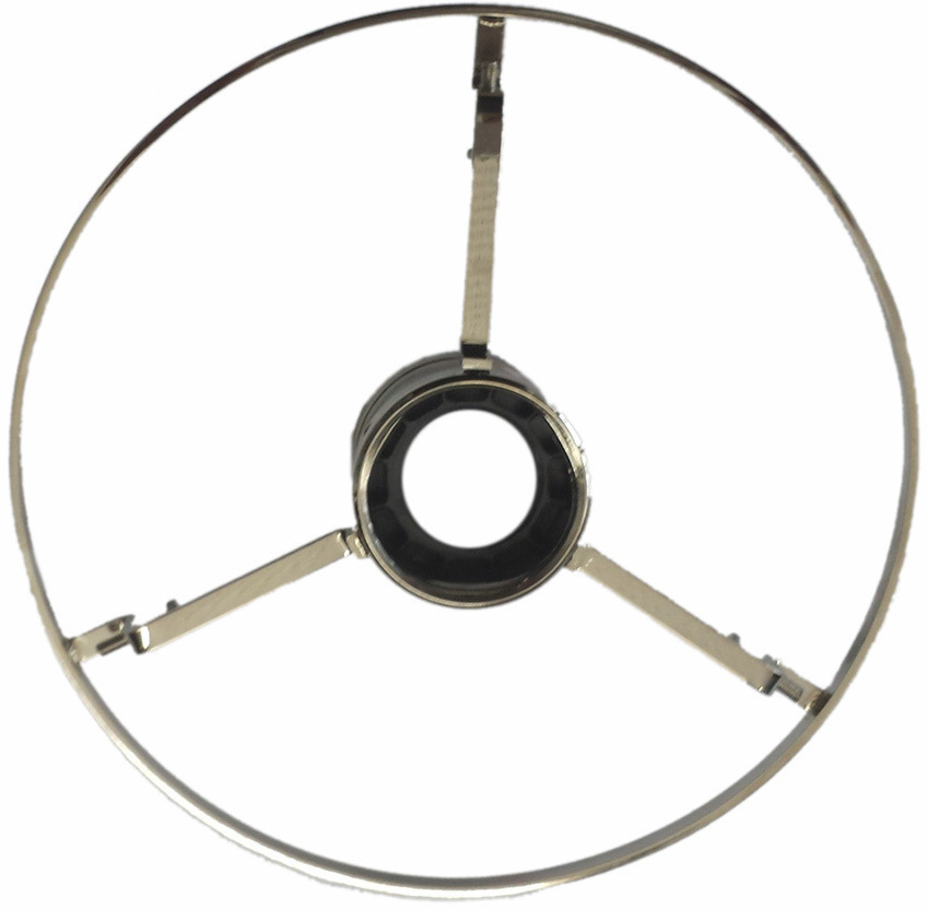 Glasträgerring für Wagenfeld Leuchte: Metallring mit Halterungen für Lampenschirm, Ersatzteil für Tecnolumen Leuchten.