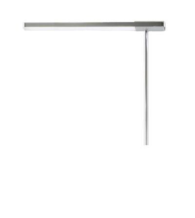 Slice² Tischleuchte glanzverchromt für USM Haller, moderne Schreibtischlampe mit integriertem LED.