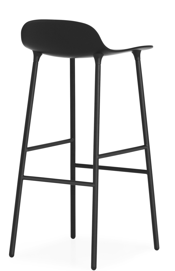 Form Barstool Barhocker H 75 cm Stahl Normann Copenhagen