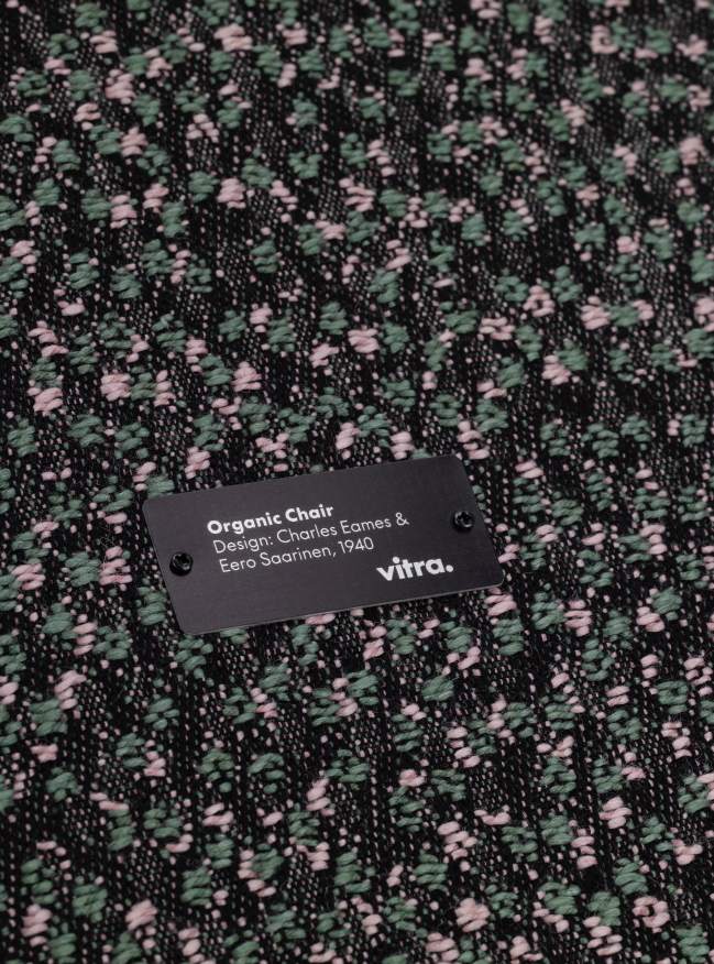 Organic Conference Konferenzstuhl Vitra Stoff Kvadrat Ria 03 (981) LIMITED EDITION AUSSTELLUNGSSTÜCK 