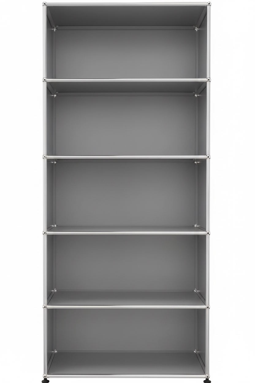 USM Haller Regal Offen H 179 cm Mittelgrau