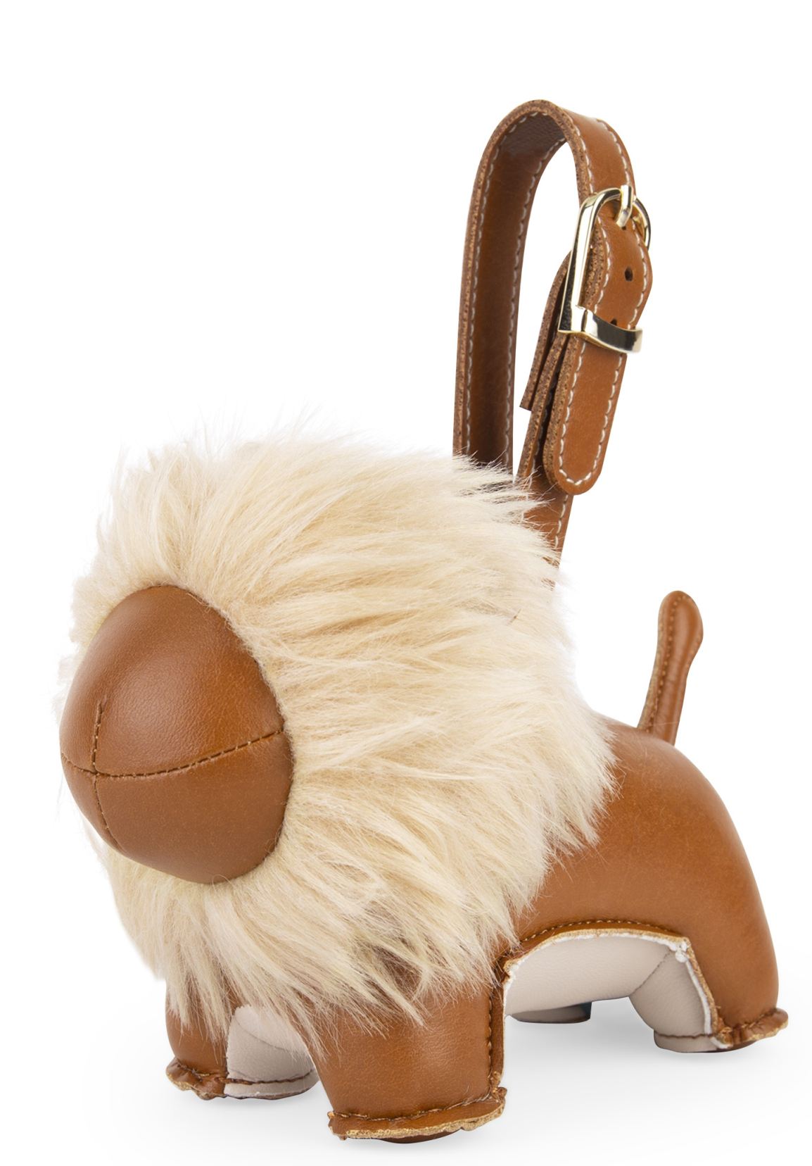 Bag Charm Taschenanhänger Löwe Lino Puno Tan / Weizen Züny 
