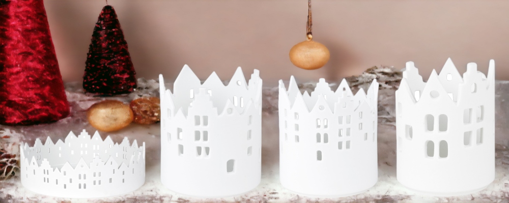 Zuhause Lichthaus Sortiment 4-er Set Stadtlichter Räder 