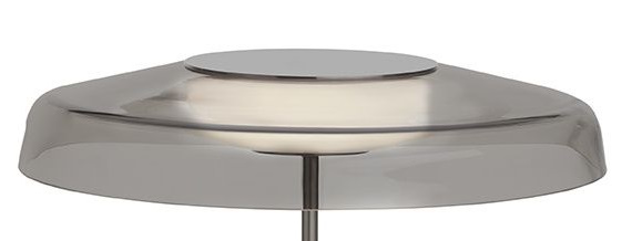 Ersatzschirm für Dora Tischleuchte: Schirm in Silber für Oluce Dora 271 Lampe.