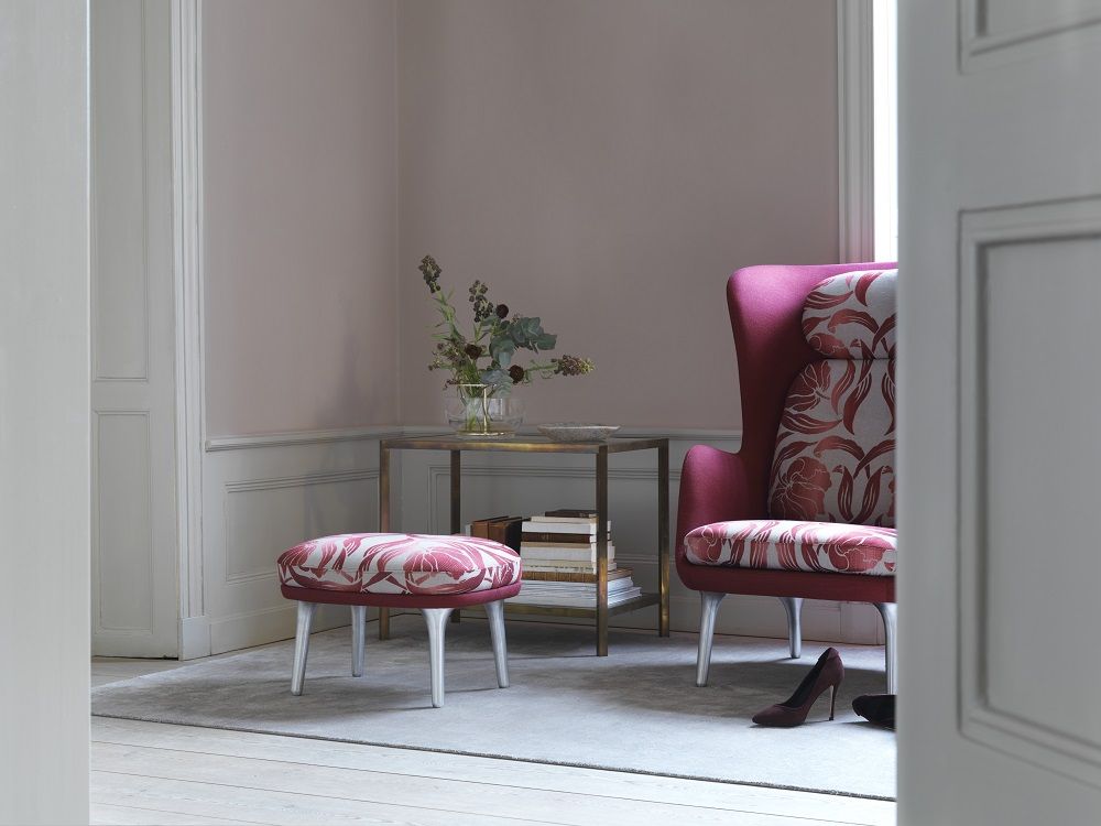 JH11 / JH12 Fußhocker für Ro Sessel Fritz Hansen