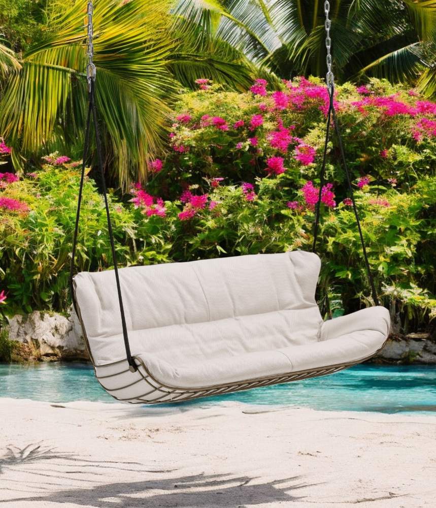 Leyasol Schaukelsofa: Elegante Outdoor-Schaukel mit bequemen Polstern, ideal für Garten und Terrasse.
