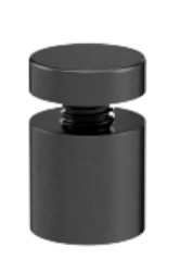 Schwarzer Wandhalter für Hey Sign Wandelement Spot, Zubehör zur einfachen Wandmontage, Detailaufnahme.