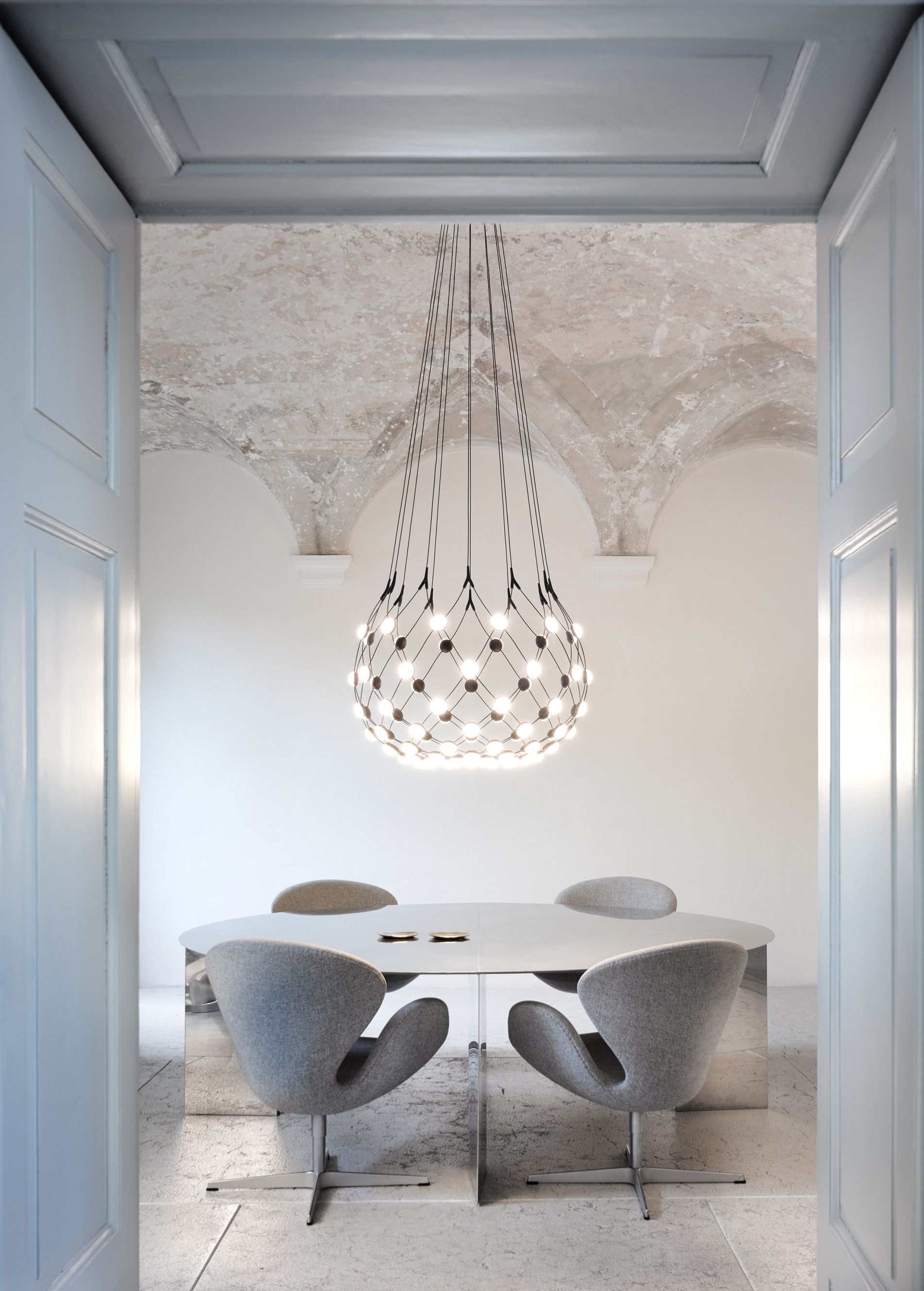 D86 Mesh Deckenleuchte Luceplan