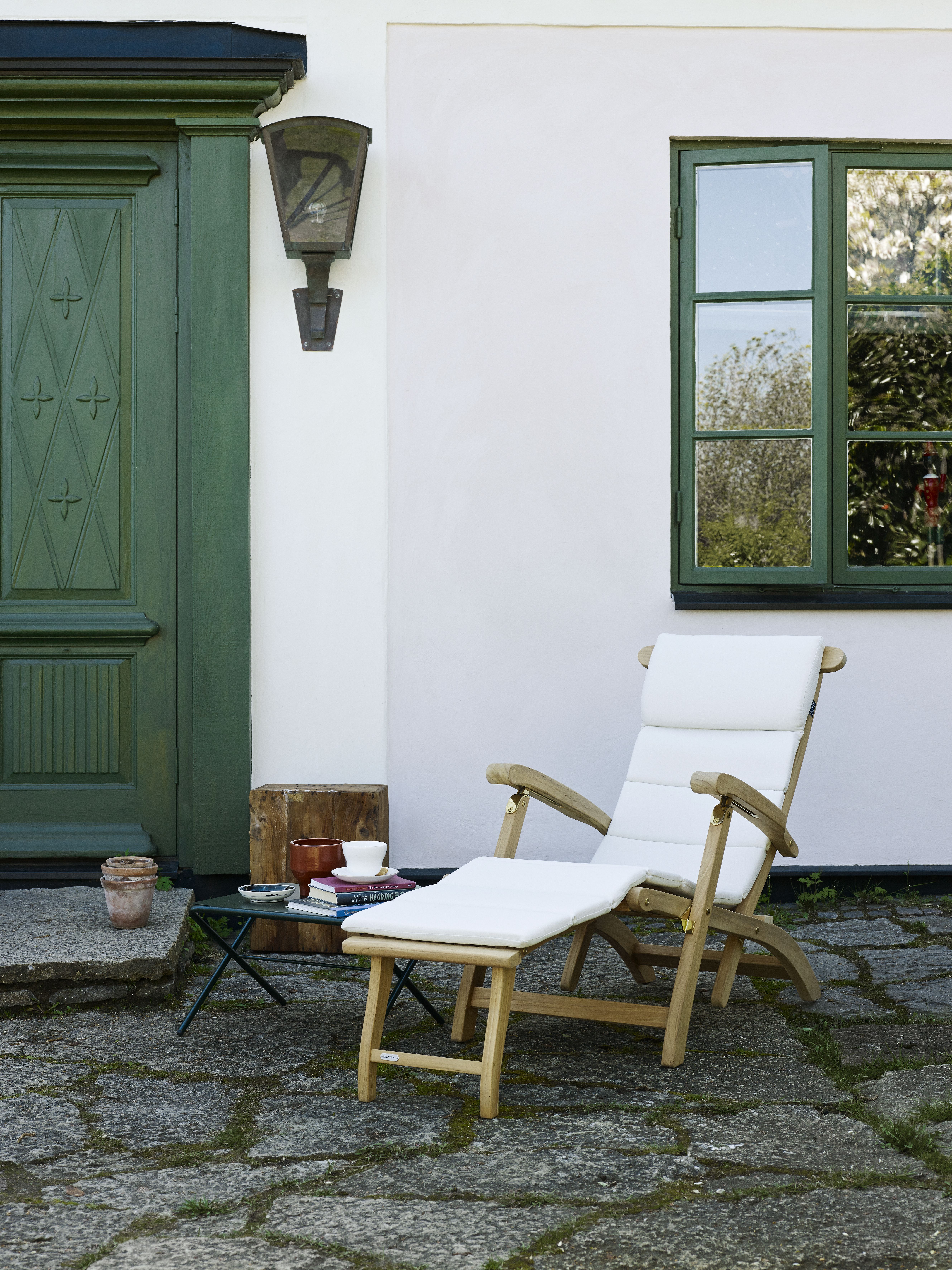 Steamer Deck Chair Liegestuhl Outdoor Skagerak by Fritz Hansen