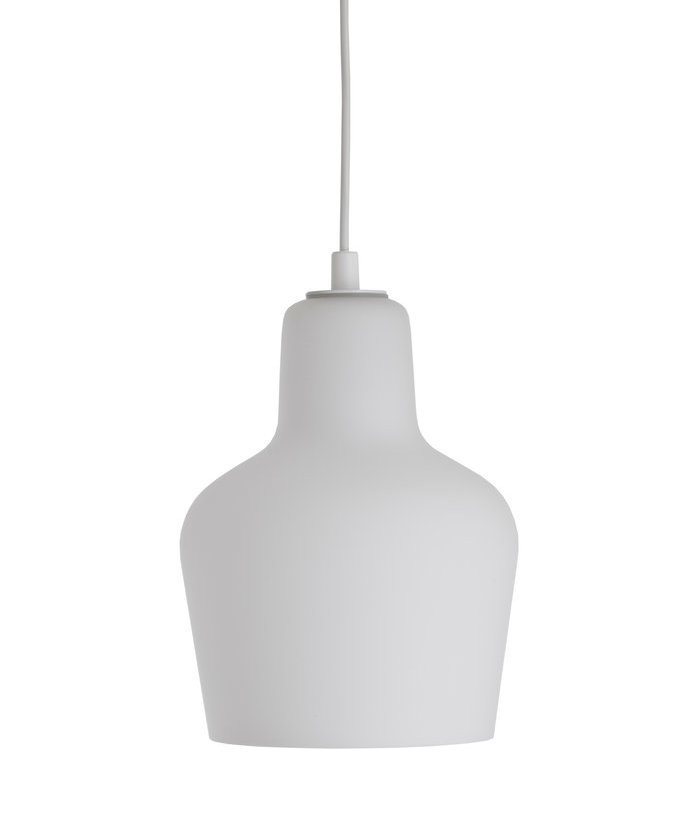Weiße A440 Pendelleuchte von Artek, moderne Hängelampe für Wohnzimmer und Esszimmer.
