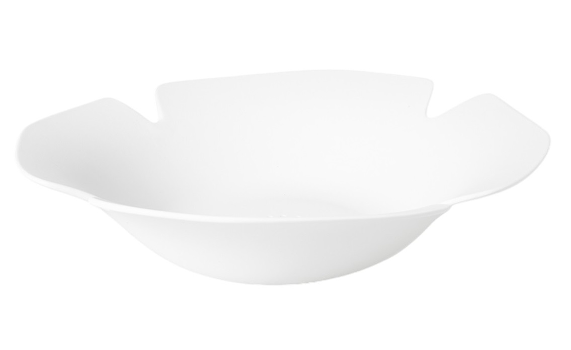 Weiße "Das Blühende Leben" Schale von Räder, moderne Dekoschale für Obst, Gemüse oder als Pflanzschale.