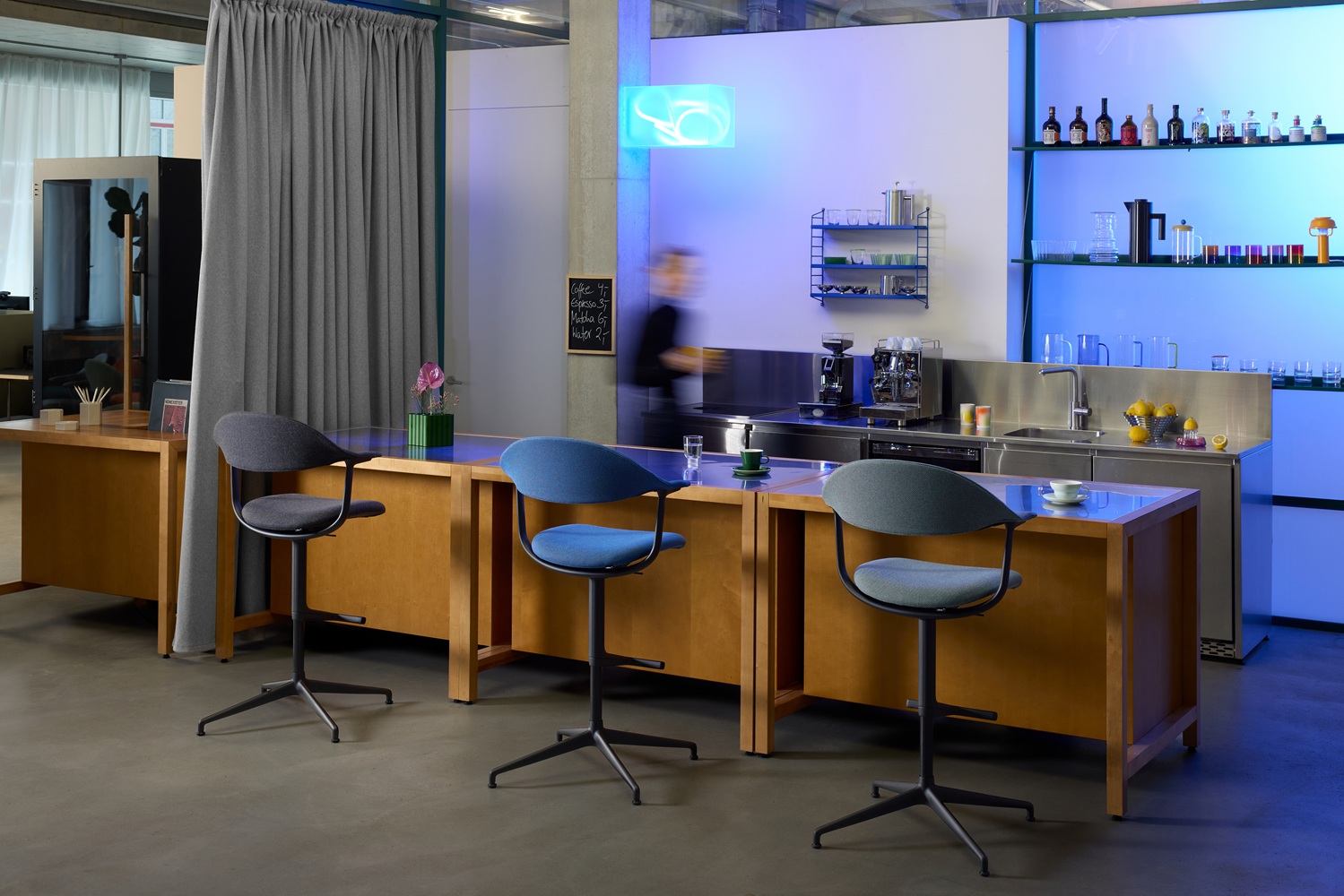 Mynt High Bürodrehstuhl Sitz/Rücken Kunststoff Vitra