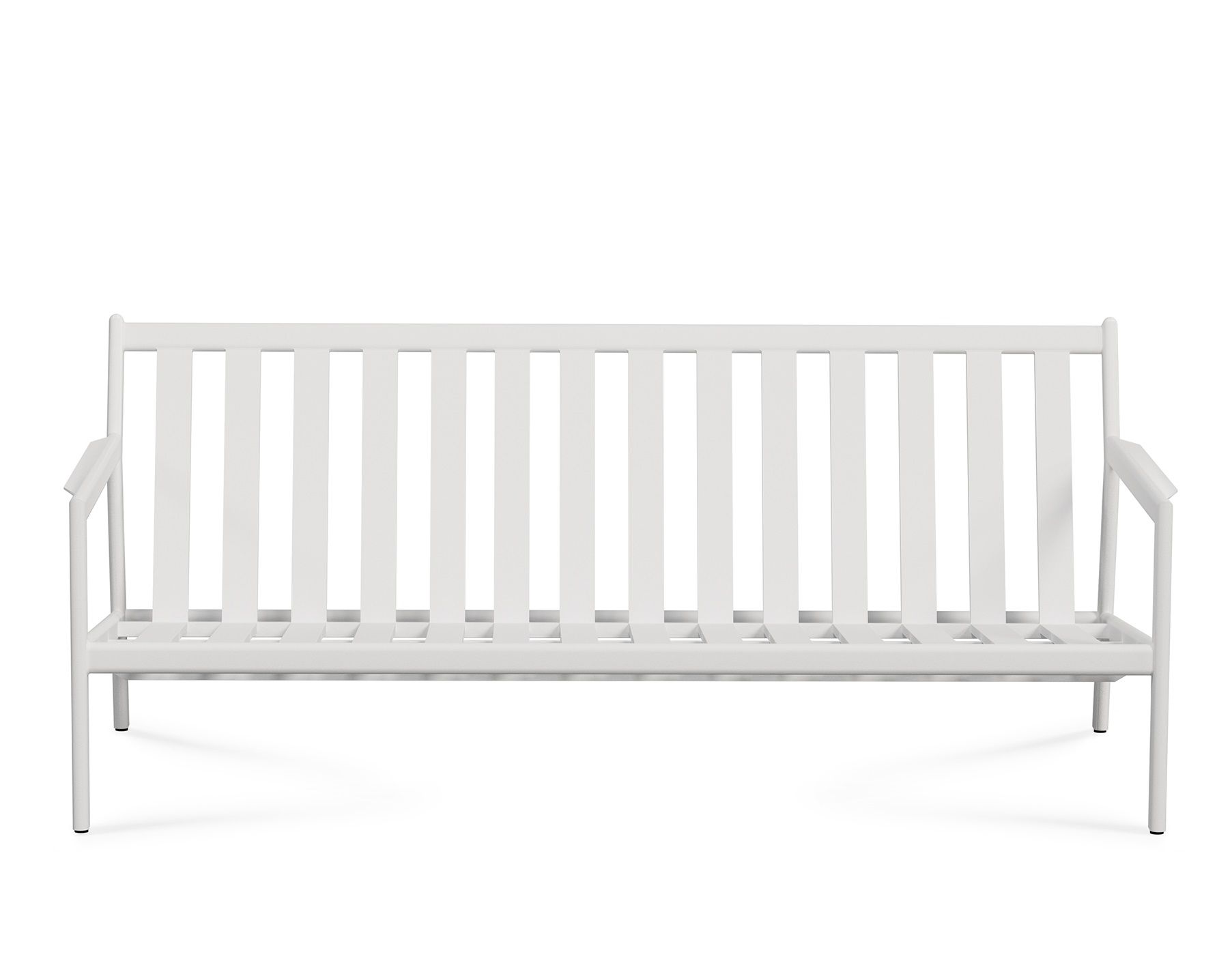 Weißes Jack Outdoor Sofa von Ethnicraft aus Aluminium für Garten oder Terrasse.