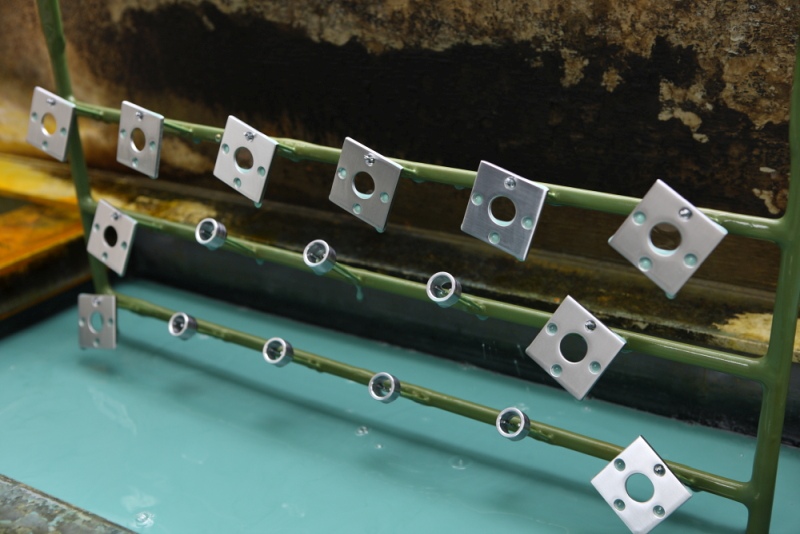 Walter Gropius Türdrücker Tecnolumen Nickel poliert