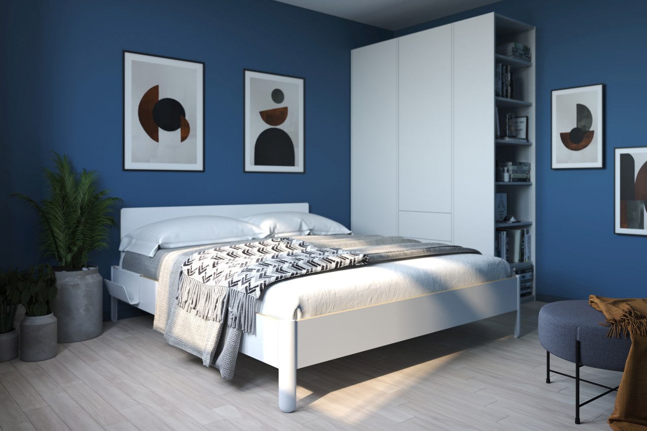 MODULAR PLUS Schrank Kombination mit Anbauregal rechts und 3 Schubkästen Müller Möbelwerkstätten