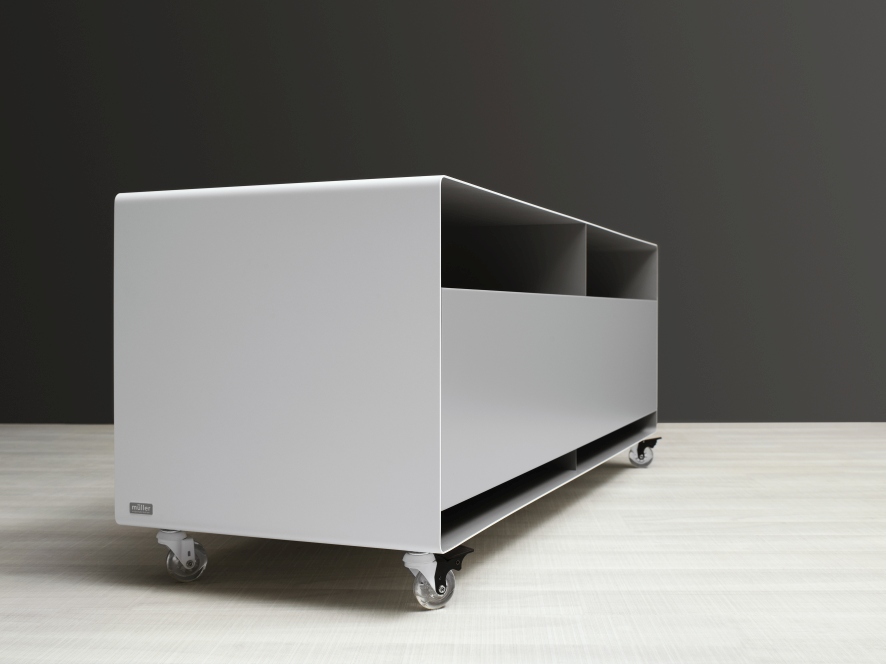 R109N Sideboard mit Transparentrollen Müller Möbelfabrikation - QUICK SHIP