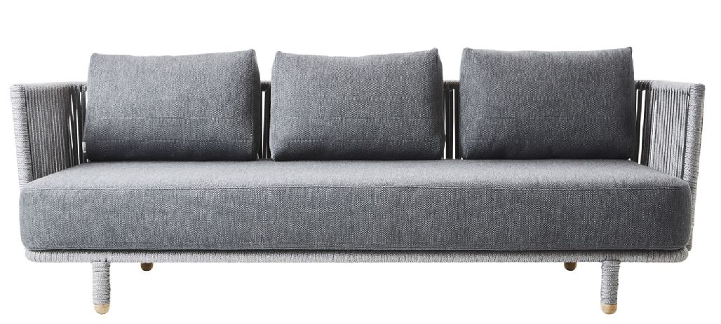 Moments Outdoor 3-Sitzer Sofa Cane-Line